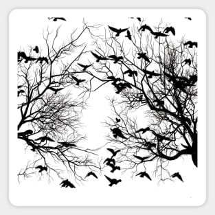 Crow Flock Magnet